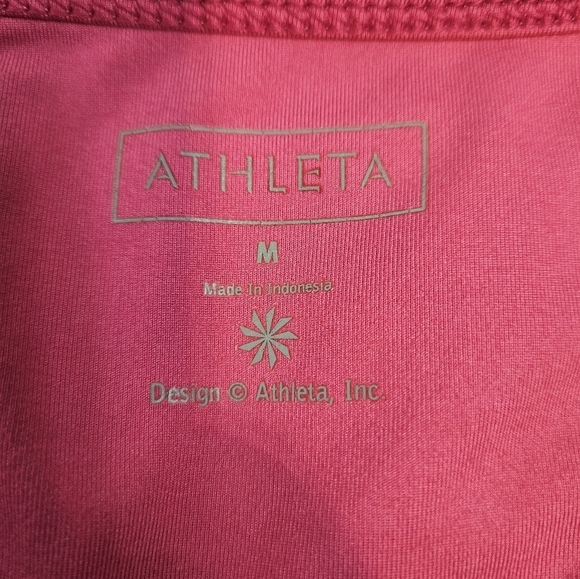Athleta Tinker Racerback Hot Pink Athletic Tank Top Size Medium Women's S13 - Picture 7 of 8